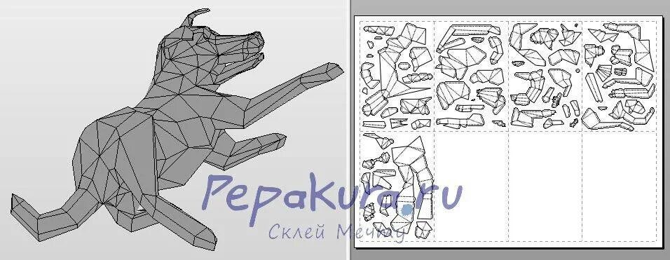 Паперкрафт кот развертка. Собака паперкрафт развертка. паперкрафт собака схема. паперкрафт кот схема.