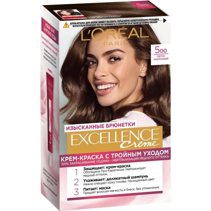 Отзыв о Крем-краска для волос L'Oreal Paris Excellence Creme с про-кератином Зла