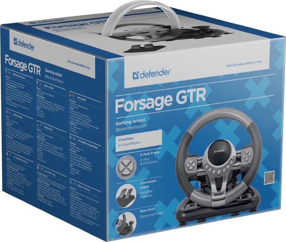 Игровой руль defender forsage. Руль Defender Forsage GTR (64367). Руль Defender Forsage GTR USB. Руль Defender Forsage 64367. Руль Дефендер Forsage GTR.