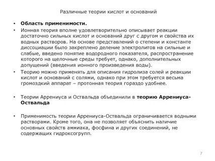 Различные теории
