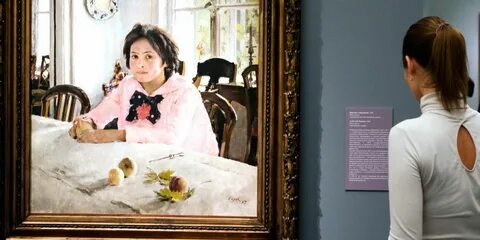 Девочка с персиками в третьяковской галерее