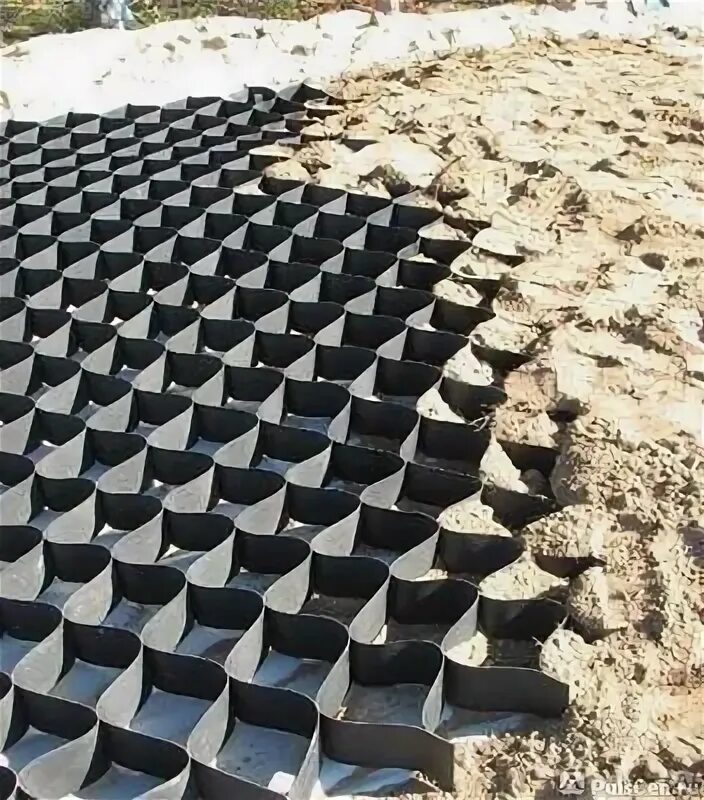 Ячейки для щебня