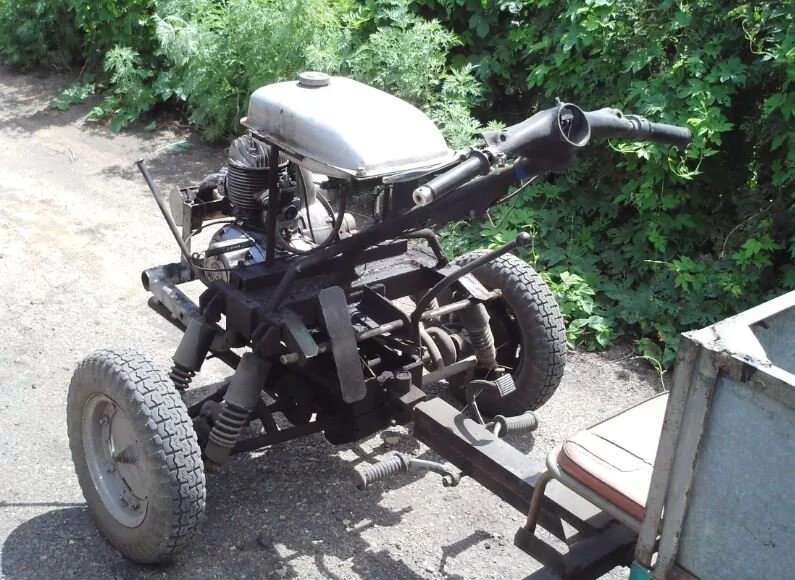4х колесный муравей с двигателем урал. мотороллер муравей кузов самосвал. самоделки с муравья. квадроцикл из мотороллера муравей. мотороллер муравей.