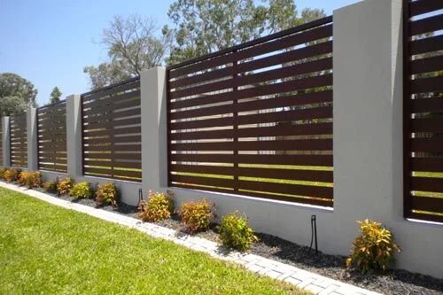тренды на заборы 2019 Modern fence design, House gate design, Fence gate design