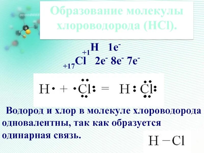 Образовываться водород и хлор. Образовываться водород и хлор