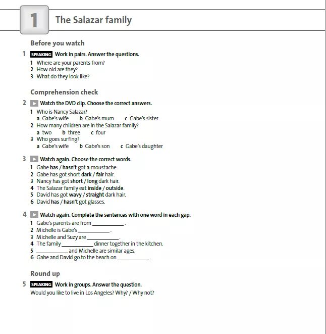 Дубцова семья слова. The Salazar Family ответы. The Salazar Family текст. Солюшионс гдз. The Salazar Family solutions.