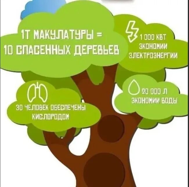 Шаблон макулатура