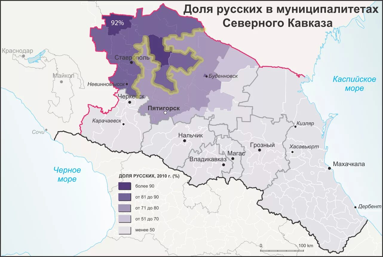 Базы северного кавказа. Карта плотности населения Северного Кавказа. Плотность населения Сев Кавказа карта. Этническая карта региона Северный Кавказ. Карта плотности населения Кавказа.