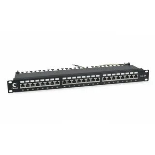 Патч панель экранированная 24 rj 45