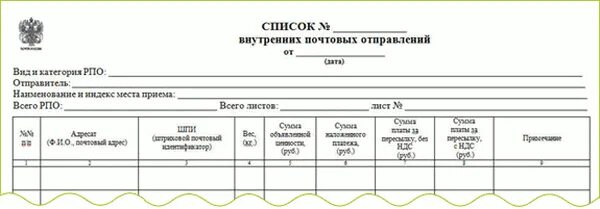 Реестр почтовых отправлений ф-103 образец. Образец реестра почтовых отправлений форма 103. Реестр почтовых отправлений образец. Реестр отправки заказных писем.