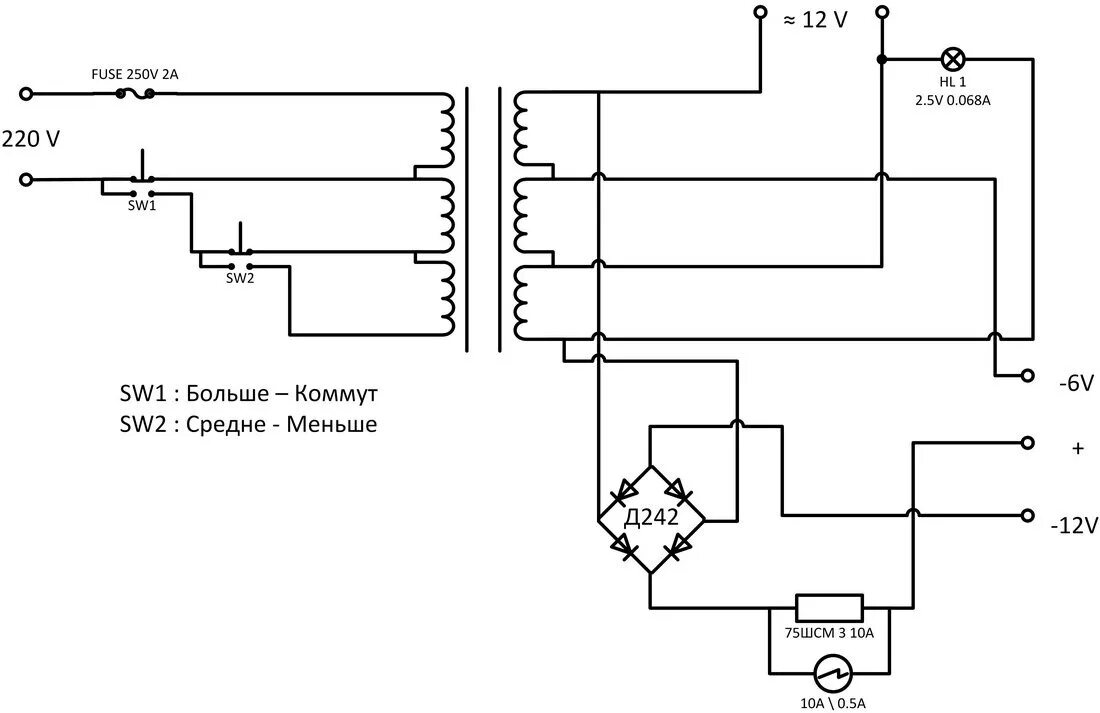 Принципиальная электрическая схема выпрямителя ВСС-30 Н - Энциклопедия по машино