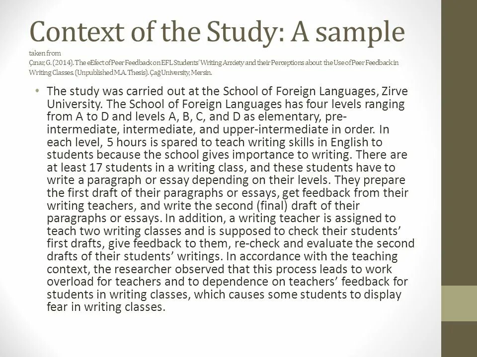 Context examples