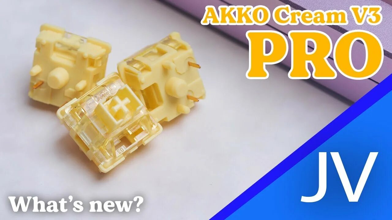 Cream yellow switch. Cream yellow switch