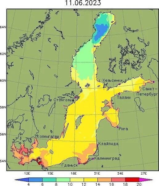 Сколько градусов в море в калининграде. Балтийское море карты температуры. балтийское море калининград на карте. калининградская область балтийское море карта.