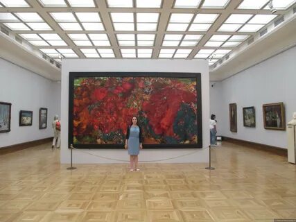 Третьяковская галерея красный