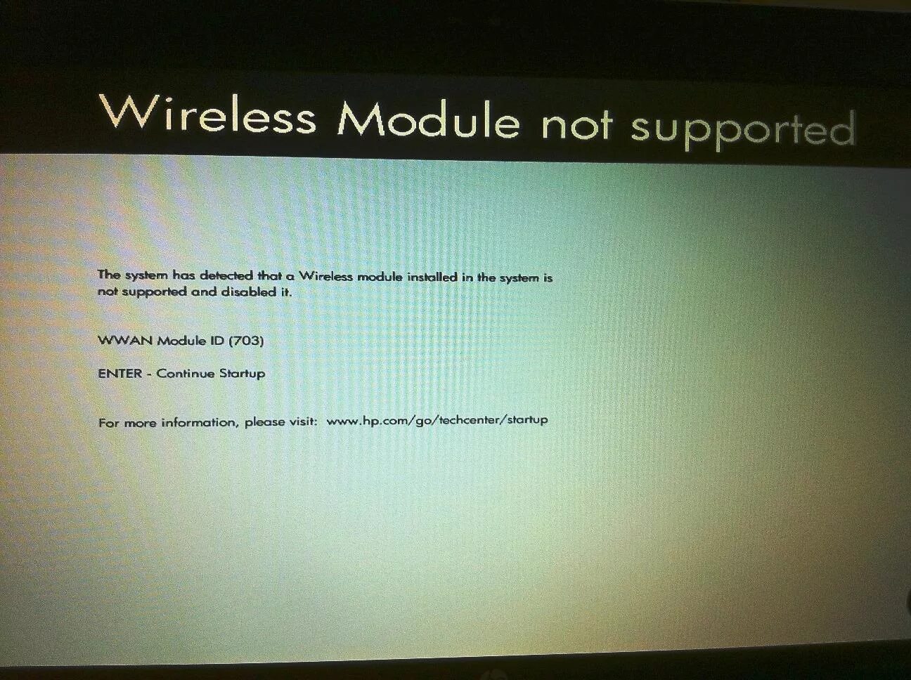 Continue startup. Wireless Module not supported. Not supported. Enter continue Startup перевод на русский. Life not supported.