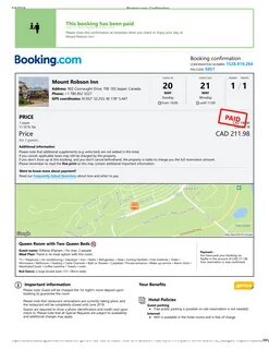 Paid booking