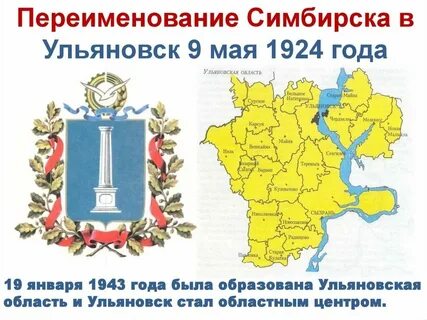 В каком году переименовали ульяновск симбирск