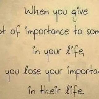 But it is important to