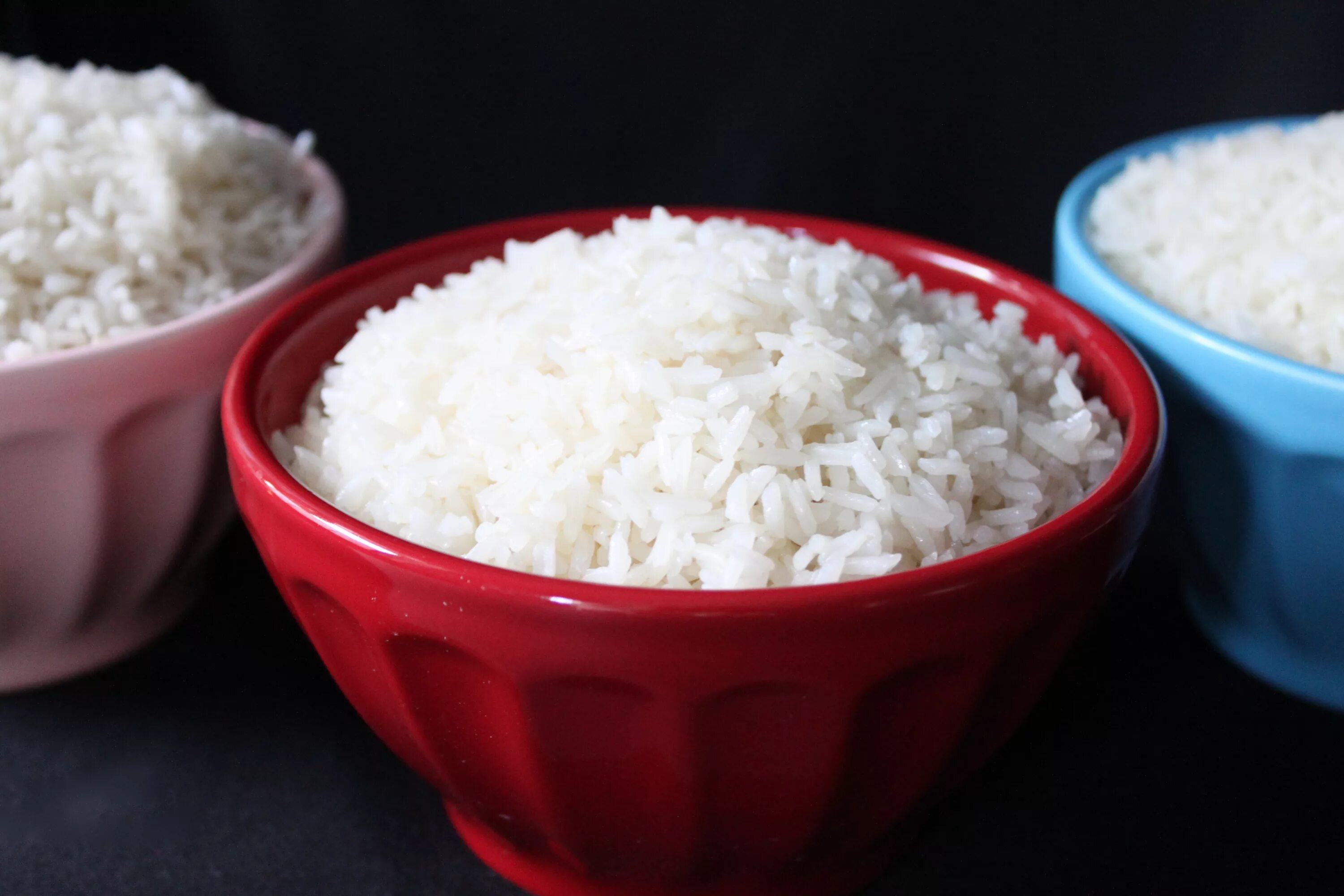 White rice. RICW. Rice has been socking.