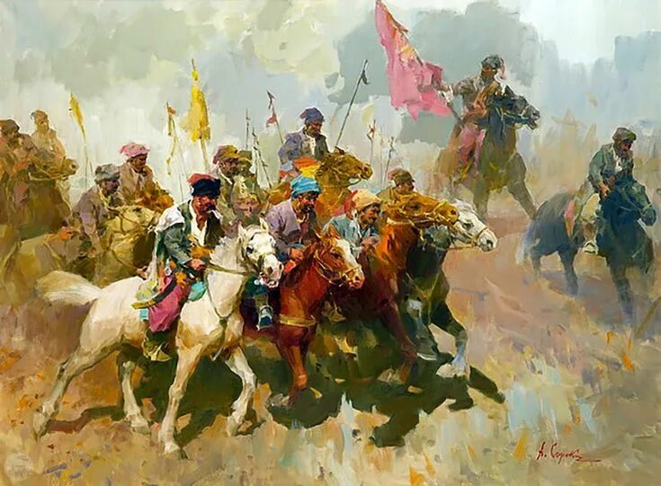 Картина казаки. Казаки живопись. Запорожские казаки в живописи. Войско Запорожское. Казачье войско живопись.