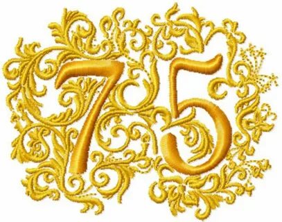 75 лет красиво