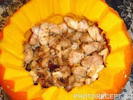 Рецепт фаршированной тыквы с мясом