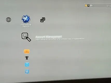 Учетные записи плейстейшен 3
