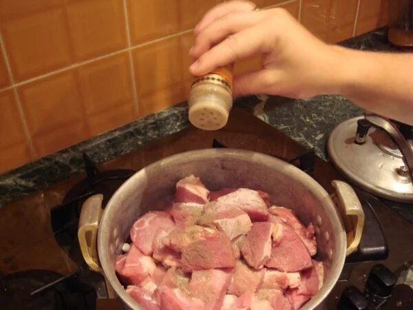 Мясо тушеное в скороварке фото - Тоши Суши