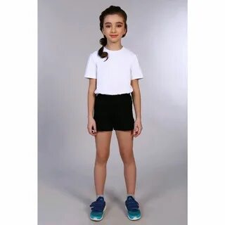 Черные шорты для девочек