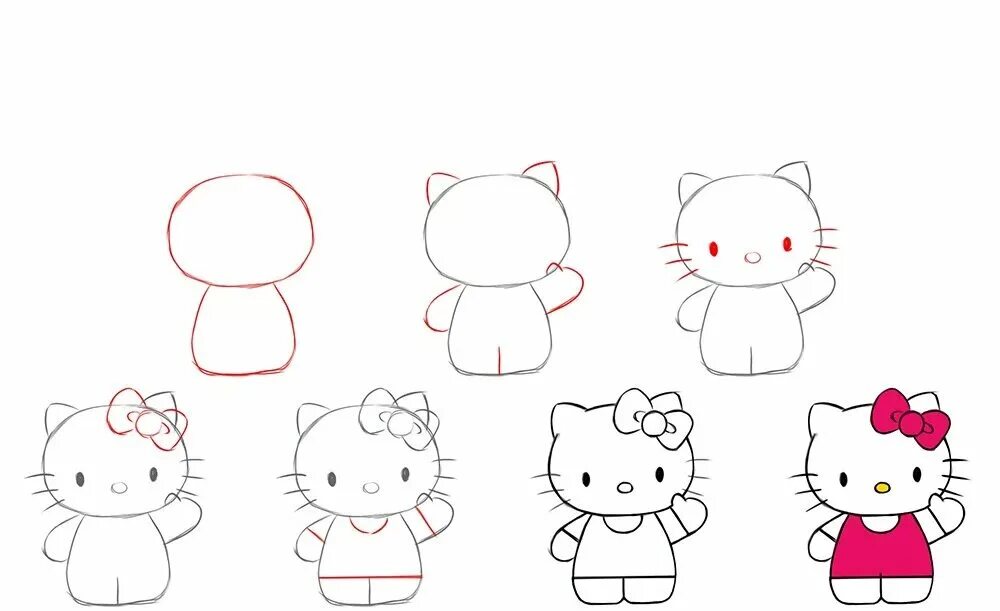 Маленький рисунок поэтапно карандашом. Маленькие рисунки по этапно. как нарисовать китти поэтапно. маленькие рисунки для срисовки поэтапно. как нарисовать хелло китти поэтапно.
