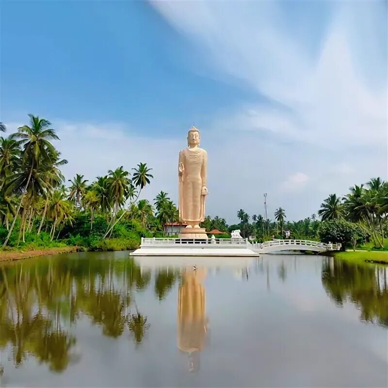 Хиккадува достопримечательности. Храм seenigama vihara. хиккадува статуя. храм seenigama muhudu viharaya. хиккадува замок будды.