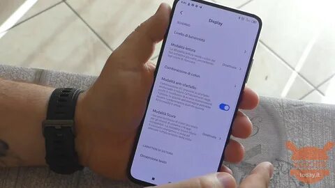 Xiaomi отпечаток на экране