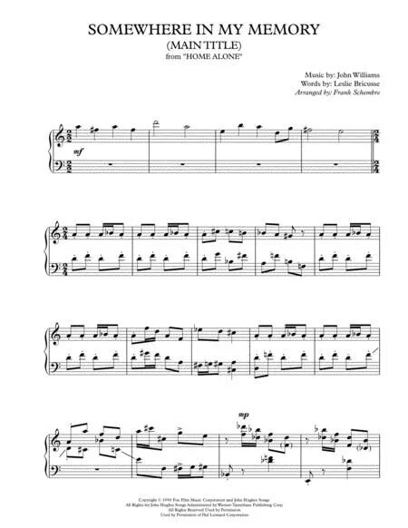 My memory песня. Somewhere in my memory ноты для фортепиано. in memories ноты. ноты home alone main title (&quot;. somewhere my love ноты.