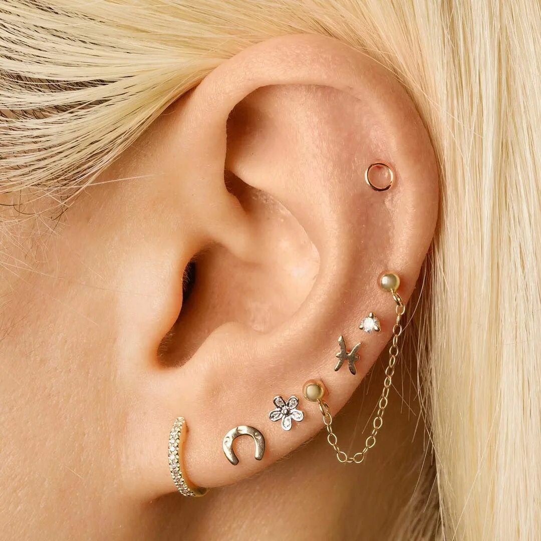 Pin de Beatriz Santos en Acessórios Aretes, Arete en la oreja, Joyas para las or