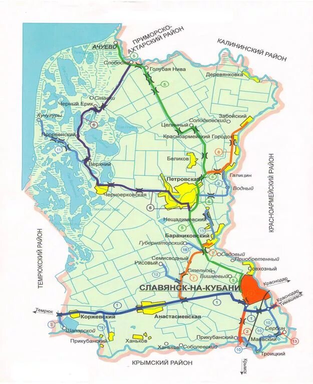 Славянский район краснодарский край участок. Карта Славянского района Краснодарского края. Славянский район карта на карте Краснодарского края. Карта дорог Славянского района Краснодарского края. Славянский район карта поселений.