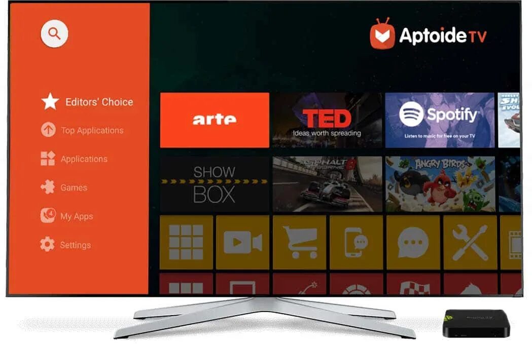 Лучшие тв приложения для телевизора. Aptoide TV. Aptoide TV для телевизора. Магазин приложений для андроид ТВ. Аптоид ТВ для андроид ТВ.
