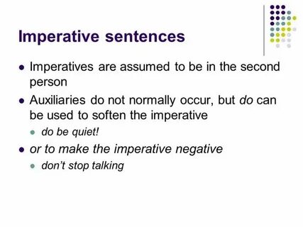 Imperative examples