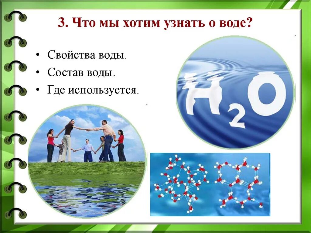 Здоровье вода состав. Состав воды. 3 Состава воды. Три состава воды. Что мы узнали о воде.