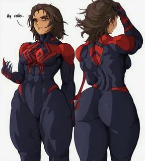 Spider-Woman 2099 by @yoracrab Spider-Woman 2099 / Genderbent Miguel O&apos...