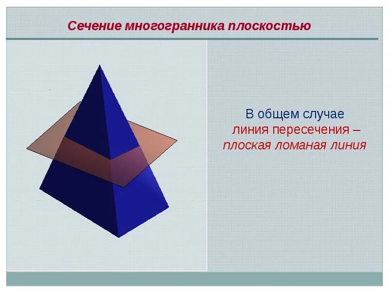 Пересечение многогранника плоскостью. Сечение многогранника плоскостью. Многогранник на плоскости. Многогранники пересечение многогранников плоскостью.