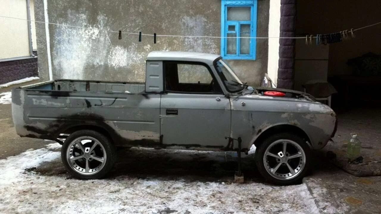 Тюнинг иж 2715 пикап фото Пикап в стиле милитари или вторая жизнь для любимого ИЖ 2715 Автострастный Дзен