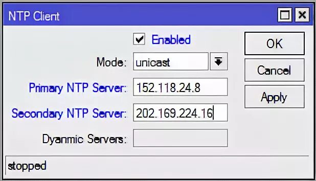Client config