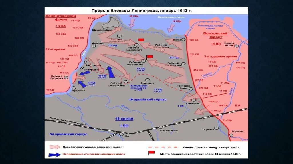 Прорыв блокады Ленинграда 1944. Карта прорыва блокады Ленинграда в 1943 году. Ленинград линия фронта 1941.