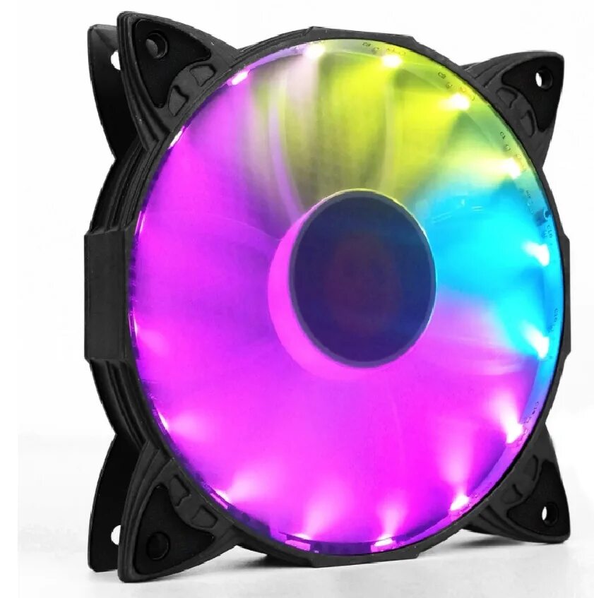 Coolmoon RGB кулер. Cool Moon кулер в корпусе. RGB кулер для корпуса 120 мм. Вентиляторы с RGB подсветкой для ПК 120мм.