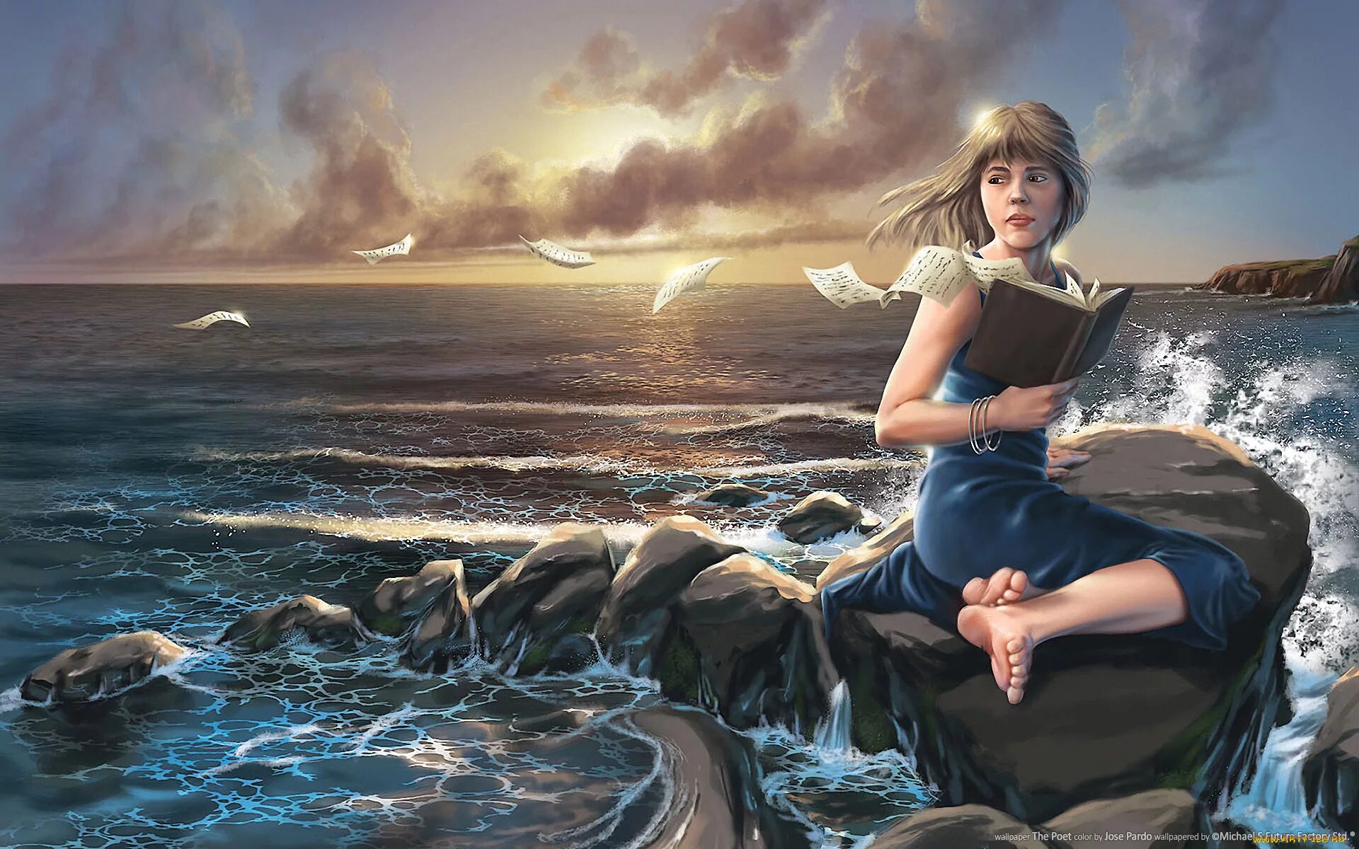 Море фэнтези. Девушка у моря фэнтези. Девушка-море. Девушка у моря картина. Читать берега жизни