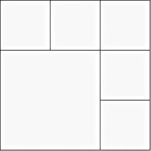 Square into squares