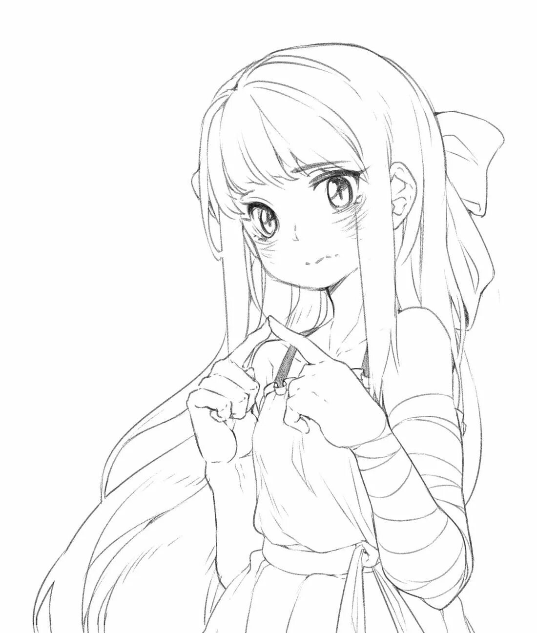 Anime Girls Coloring Pages - 100 Printable Coloring Pages