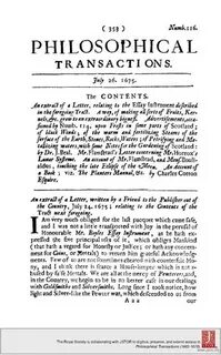 Philosophical transactions of the royal society