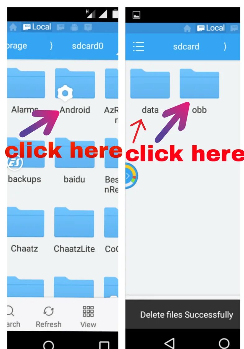 Android apk data